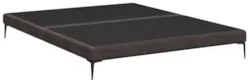 Cama Queen Base Box 158cm Pés Ferro Susano Boucle Marrom Z04 - Mpozena