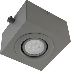 Plafon Sobrepor Aluminio 11Cm Com Uma Prensa - CONCRETO