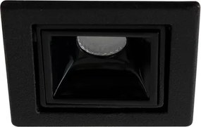 Plafon Led De Embutir Aluminio 3W 34 2700K Picco - PRETO