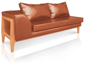 SOFA 2 LUGARES JUDY CORANO BASE MADEIRA DROSSI - Nozes