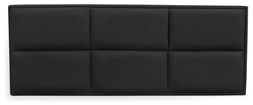 Cabeceira Painel Cama Box Casal 140cm Nina Suede Preto - Sheep Estofados - Preto