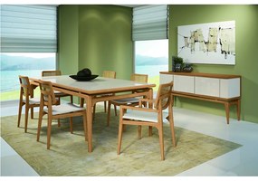 Conjunto de Jantar Urubici 6 Lugares Móveis Rudnick -