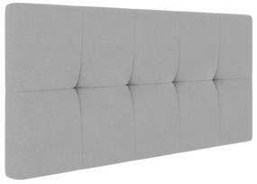 Cabeceira Painel Nina Para Cama Box Casal 140 cm Linho - D'Rossi - A05 Cinza Claro