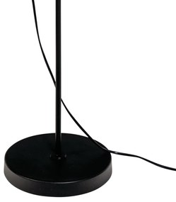 Luminária De Chão Dirham Regulável 24,5X28,9X155,5Cm 1Xg9 + 1Xmr16 Alu... (PT - Preto Texturizado, FOSCO)