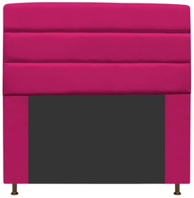 Cabeceira Estofada Turim 160 cm Queen Size Suede Pink - ADJ Decor