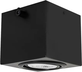 Plafon Sobrepor Aluminio Com Uma Prensa - PRETO