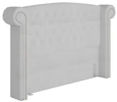 Cabeceira Cama Box Casal 140cm Provença Z37 Boucle Branco - Mpozenato