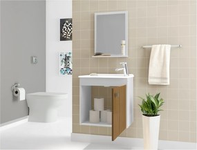 Conjunto Para Banheiro Siena Branco Ripado – Bechara Móveis