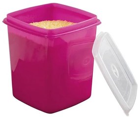 Pote Mantimento Quadrado Pink 1 Litro