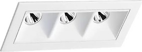 Plafon Led De Embutir Retangular 7w 48° 2700k Picco - BRANCO