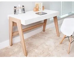 Mesa para Computador Escrivaninha 2 Gavetas Trend 26105 Hanover/Off Wh