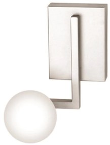 Arandela Swilver 13X15,5X21Cm Globo Ø08Cm 1Xg9 - Old Artisan Ar-5568 (CHAMPANHE, FOSCO (Branco))