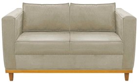 Sofá 2 Lugares Europa Linho Bege ADJ Decor