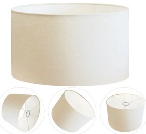 Cúpula Abajur Cilíndrica Cp-7028 Ø60x30cm Branco
