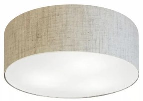 Plafon de Sobrepor Cilíndrico SP-3046 Cúpula Cor Rústico Bege
