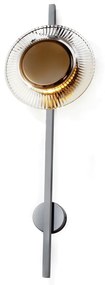 Arandela Sunflower Vertical Ø19X7,5X60Cm 01Xled 5,5W 2700K Metal Alumí... (ONIX, 110v)