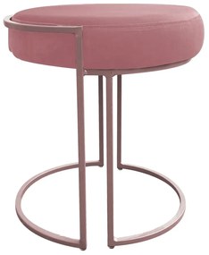 Kit 02 Puffs Love Suede Base Rosê D'Rossi - Rose