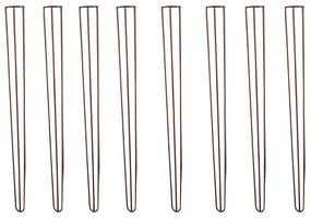 Kit 8 Pés de Metal 90 CM Hairpin Legs Aparador e Mesa de Canto Bronze G41