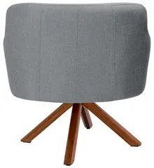 Kit 2 Poltronas Decorativas Giratórias Base Giromad Madeira Jade C-416