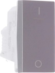 M&amp;#xF3;dulo Interruptor Bipolar Simples Alum&amp;#xED;nio 10a Orion