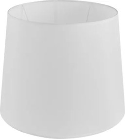 Cupula Tecido Branco Boca Larga 41Cm