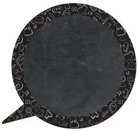 Quadro Lousa Decorativo "Balão de Fala"23x26,6 cm - D'Rossi