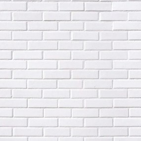 Papel de Parede Tijolinho Branco 0.52m x 3.00m