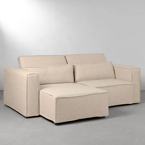 Sofá Mango Retrátil Myst Bege - 2,26m