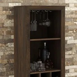 Adega Bar Multiuso AD5000 Rústico - Tecno Mobili