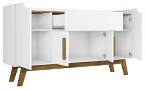 Aparador Buffet Future Branco/Cinamomo – Bechara Móveis