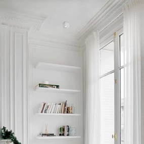 Plafon Sobrepor Aluminio Gu10 4W 7,50Cm - BRANCO