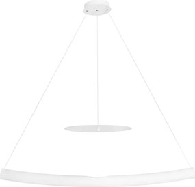 Pendente Led Aluminio Branco 20W 3000K