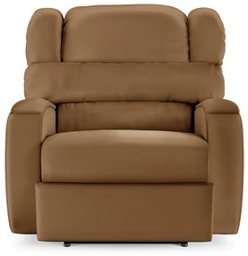 Poltrona do Papai Sala de Cinema Reclinável Kylie Power Touch PU Caramelo G23