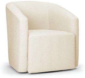 Poltrona Decorativa Base Giratória Kit 2 Stella Max Linho D03 - D'Rossi - A19 Bege