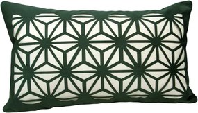 Capa Almofada Corte a Laser Provence Spin Verde 30x50cm