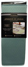 Aparador de louca de microfibra com super absorção - Verde  Verde