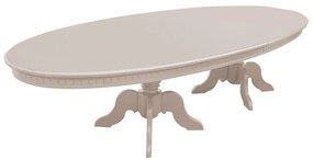 Mesa Oval pés torneados 10 lugares Elegance - Fendi Nouveau Kleiner