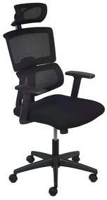 Cadeira de Escritório Atlanta Alta - Preto