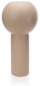 Vaso Decorativo em Cerâmica Bege  32,5x16x16 cm - D'Rossi