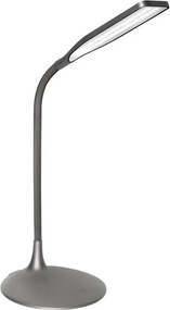 Luminária De Mesa Led Dimerizável Cinza 5w 12v 3000k Panan
