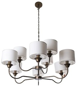 Lustre Aco Aluminio Ouro Novo Alba