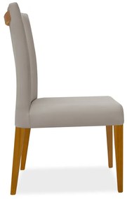 Kit 8 Cadeiras de Jantar Milan Veludo Nude