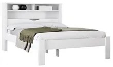 Cama Casal Baú Com Nicho Invicta Branco - Santos Andirá