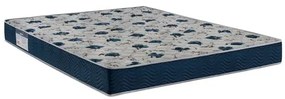 Colchao Iso 6.0 - D28 Casal 138 cm (LARG) Azul e Branco - 52003 Sun House