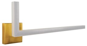 Arandela / Plafon Play Retangular 24,5X83Cm Led 20,5W Bivolt / "l" C/... (MR-T - Marrom Texturizado, 3000k)