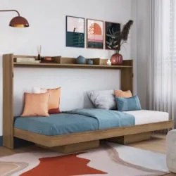 Cama Solteiro Infantil Articulação Horizontal Isis Mel A05  - Mpozenat