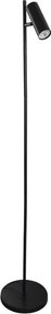 Luminaria De Piso Metal Preto Tube Slim