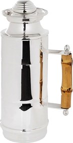 Garrafa Térmica Prata c/ alça Bambu - 500 ml  500 ml