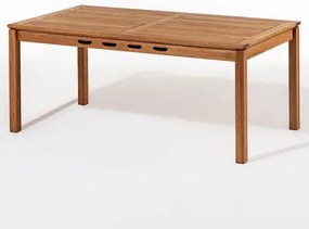 Mesa Jantar Trama Madeira Stain Jatobá Corda Preta 220cm - 64363 Sun House