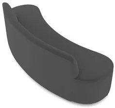 Sofá 4 Lugares para Sala de Estar Living 230cm Koane D06 Veludo Cinza